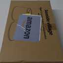 Large Drum Lamp Shades Set of 2, 12"Top x 16"Bottom x 11" High, Beige Lampshades for Table Lamps Floor Lamps, Natural Linen Replacement Lamp Shades, Spider, Harp Holders Included, Easy Assembly