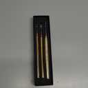 Professional Real Squirrel Hair Watercolor Brushes Set by DUGATO  Natural Mop Round Paintbrushes for Fine Detail, Gouache, Acrylic, Oil & Wash Painting (3 Brushes)