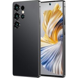 S17 Pro 5G Cell Phone, 8GB RAM+256G AI Smartphone Unlocked Android,7.3-inch FHD Display, 78MP+108MP Camera,Long-Lasting Battery Life, Dual Card Dual Standby/OTG/GPS/Facial Recognition (Black)