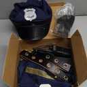 Joycover Police Officer Costume for Kids, Cop Costume Outfit Set with Toy Accessories, Halloween Costumes for Boys Size Small