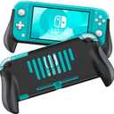 Grip Case Compatible with Nintendo Switch Lite,Comfortable and Ergonomic Gaming Portable Protective Handheld Cover - Accessories for Switch Lite Console 2019 Release (Black)