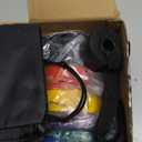 Resistance Bands Set - Pull Up Bands for Men Women, Exercise Bands Resistance with Door Anchor, Training Poster & Pouch for Body Stretching, Pull Up Assist ((15-170LBS) - Colorful-black/red/yellow/purple/green/blue)