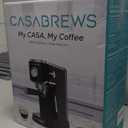 CASABREWS CM5418 Espresso Machine 20 Bar, Stainless Steel Espresso Maker with Milk Frother, Compact Cappuccino Machine for Home, Espresso Coffee Machine, Gift for Her, Gift for Family, Black