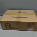 Storage Bins with Lids 6 Pack Clear Stackable Plastic Closet Organizers Containers w/Magnetic Door Box for Wardrobe Bedroom Office Dorm