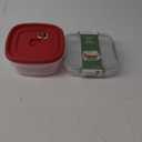 Biosmart Sandwich Container: 2 Pack Reusable, BPA Free Plastic Food Storage with Snap-Off, Vegetable Container, Sandwich Container With Leak-Proof Lid: *Colors Vary