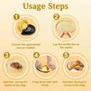 2 x 3-in-1 Tortilla Sealer - Adjustable Size For 6"-8-10" Crust,Detachable Tortilla Sealer Leak-proof Shark Tooth Design Dishwasher Safe, Suitable for Burritos,Dumplings,Pancakes (Yellow) (Yellow)