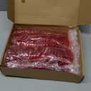 Blulu 60 Pieces Valentine Hearts Filled Candy Box Case Plastic Container Holder 2.56" x 2.48" Birthday Favor for Valentine Exchange Presents Valentines Party Supplies Game Prize Carnival Jewelry Box