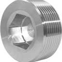 Joywayus Stainless Steel Internal Hex Countersunk Thread Socket Pipe Plug 1-1/2"NPT Male