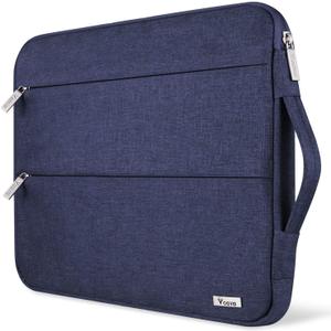 Voova 15.6 16 Inch Laptop Sleeve Case Compatible with MacBook Pro 16 M1/M2/M3/M4 Max 2019-2025, 15.6-16 Hp Lenovo Acer Asus, Waterproof Slim Computer Bag Cover with Handle, Blue