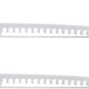 Ice Skate Guards Ice Skate Blade Covers Skate Blade Protector, 1 Pair of Adjustable Skate Guards for Hockey or Figure Skating (Large (Adult), White)