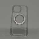 TORRAS Upgraded 360 Rotatable Magnetic Ring for iPhone 16 Pro Max Case, Fit for MagSafe with Stand Ring Holder, 16FT Mil- Grade Shockproof Translucent for iPhone 16 Pro Max Phone Case Ostand, Clear