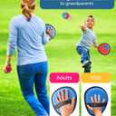 JoyCat Toss and Catch Ball Game for Kids, 4 Paddle Sticky Ball Set, Toddler Baseball Catch Toy, Outdoor Game for Beach, Yard&Camping, Family Sports Easter Basket Stuffer Gift for Boys Girls Ages 3-12