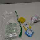 Aodaer 4 Pieces Vegetable Brush Potato Scrubber Brush Silicone Hard and Soft Side Fruit Cleaning Tools for Delicate or Tough-Skinned Vegetables (Blue, Hot Pink, Yellow, Green)