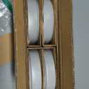 famiware Star 7.5" Pasta Bowls Set, Salad Bowl Set of 4, Double Reactive Glaze, Stackable, Ideal for Your Friend for Housewarming, Festivals, Light Gray