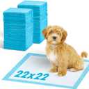 IRIS USA Puppy Pads 100 Count, Dog Training Pads 22"x22", Super Absorbent Leakproof Pee Pads for Dogs, Quick Dry Disposable Potty Training Supplies