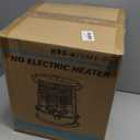 2 in 1 Portable Kerosene Heater & Stove 9000 BTU Non-Electric Indoor Outdoor Heater for Camping, Hunting, Cooking, Home, Garage, and Emergency Preparedness - Black