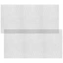 2PCS Steel Expanded Metal Sheet Flattened 48 x 24 Inches, 11 Gauge Thick Cold Rolled Steel Mesh Sheet for BBQ Grill, Perforated Sheets Metal Grate Screen for Smoker and DIY Projects Indoor Outdoor