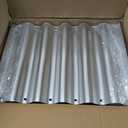 AHEONLAR 3 Pack 4x2x1.5ft Galvanized Raised Garden Bed Outdoor, Sturdy Planter Boxes for Vegetables, Fruits, Flowers and Plants, Easy Assembly, Silver, 4x2x1.5ft