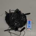 WBao Solar Christmas Lights Outdoor 200LED F8 Big Bulbs, 8.4ft x 5.2ft Christmas Net Lights with Remote Control, 8 Modes, Timer, Waterproof for Lawn, Bushes, Trees Outdoor Xmas Decorations, Multicolor