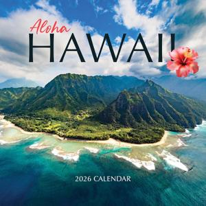 TF Publishing 2026 Hawaii Wall Calendar - Large Grids for Appointments and Scheduling - Vertical Monthly Wall Calendar 2026 with Premium Gloss Paper for Home and Office Organization - 12in x 12in