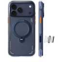 TORRAS Ostand Q3 Air for iPhone 17 Pro Max Case with 360 Magnetic Stand, Fit for MagSafe, Mil-Grade Drop Tested, Camera Control Button, Shockproof Phone Case for iPhone 17 Pro Max 6.9", Midnight Blue