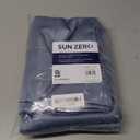 Sun Zero Oslo Theater Grade Extreme 100% Blackout Rod Pocket Curtain Panel, 52" x 63", Denim Blue