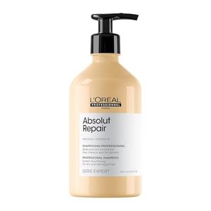 L'Oréal Professionnel Paris Absolut Repair Shampoo – Nourishing Protein Shampoo For Dry, Damaged Hair, Repairs Damage and Provides Shine, 16.9 Fl Oz