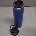 Hydro Flask Water Bottle - Insulated Stainless Steel - Wide Mouth Flex Chug Lid, Non Spill, Leakproof in 24 Oz Cascade Blue