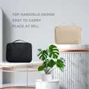 Travel Makeup Bag for Women Men, Large Capacity Hanging Toiletry Bag, Cosmetic Bag for Essentials Traveling Accessories(Beige)