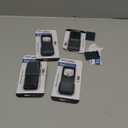 Carson 5x MiniBrite LED Lighted Slide-Out Aspheric Magnifier with Protective Sleeve - Set of 4 (PO-55MU),Gray