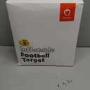 QPAU Dual-Hole Inflatable Football Target for Kids & Adults, Life-Size Backyard Toss Game with 4 Balls, Scoreboard & Pumps  Outdoor Toy for Boys Girls, Sports Training & Family Fun