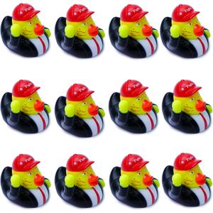 Rubber Ducks - 2025 Funny Squeaky 2.3 Inch Rubber Ducks for Baby Bath, Jeep Ducking, Kids Gifts, and Party Favors - 12 Pack