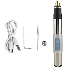 Electric Engraving Tool 25W, 5000 to 25000RPM, USB Rechargeable Cordless Engraver Pen, Electric Rotary Tool,for Glass, Metal, Wood, Plastic, Leather, and Jewelry
