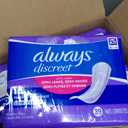 ALWAYS DISCREET ZERO LEAKS, ZERO ODORS 5 HEAVY/Abondat Long 39pads  pack of 4