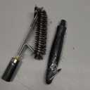 GRILLART Grill Brush and Scraper, Extra Strong BBQ Cleaner Accessories, Safe Wire Bristles Barbecue Triple Scrubbers Cleaning Brush for Gas/Charcoal Grilling Grates, Wizard Tool BR-8115