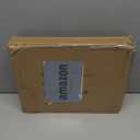 8.5x11 Picture Frame Matte Gold Modern Simple Thin Aluminum Metal Certificate Document Photo Frame with HD Real Glass, Display for Tabletop and Wall Collage. (2 Pack)