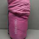 Sleeping Bag - 3 Seasons for Adults Kids Boys Girls Camping Hiking - Warm Cold Weather Lightweight Portable with Compression Bag for Backpacking in Spring, Summer, Fall and Winter (Single, 3 lbs-Pink)