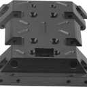 Aluminum Center Transmission Skid Plate Mount Gearbox Mount Compatible with MN128 MN86 MN86S MN86K MN86KS MN G500 1/12 RC Crawler Car (Black)