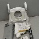 Potty Training Seat for Toddlers, 2 in 1 Potty Training Toilet with Anti-Slip Pad Step Stool, Toddler Toilet Seat for Boys and Girls (Include 2 Ducks)