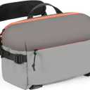 Camera Sling Bag for Travel Grey  Waterproof Crossbody DSLR Bag with Rain Cover & Tripod Holder, Ultra Lightweight Design Fits Canon/Nikon/Sony Mirrorless Cameras (Large)