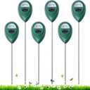 Macarrie 6 Pack Soil Moisture Meter Plant Water Long Probe Deep Use Soil Moisture Meter Sensor Monitor Hygrometer for Gardening Farming Indoor and Outdoor Plants, No Batteries Required, 2 Size
