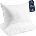Beckham Hotel Collection Bed Pillows Standard/Queen Size Set of 2 - Original Down Alternative Pillow for Sleeping - Bedding for Back, Stomach or Side Sleepers