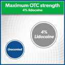 Salonpas Maximum OTC Strength Lidocaine 4% Pain Relieving Flex Patch, Apply for Up to 8 Hours, Unscented, Thin, Flexible, Lightweight, Patch Stays in Place, 7 Patches