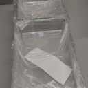 Criusia Drawer Organizer, 10 Pack Large Clear Plastic Set, 3 Size Versatile Bathroom and Vanity Organizer Trays, Storage Bins for Makeup, Bedroom, Kitchen Utensils