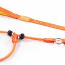 Howgo Dog Slip Lead Dog Leash, Training Lead, No-Pull Slip Leash and Collar, Heavy Duty & Durable Nylon, Padded Handle, for All Breeds (Orange, 3.6FT)