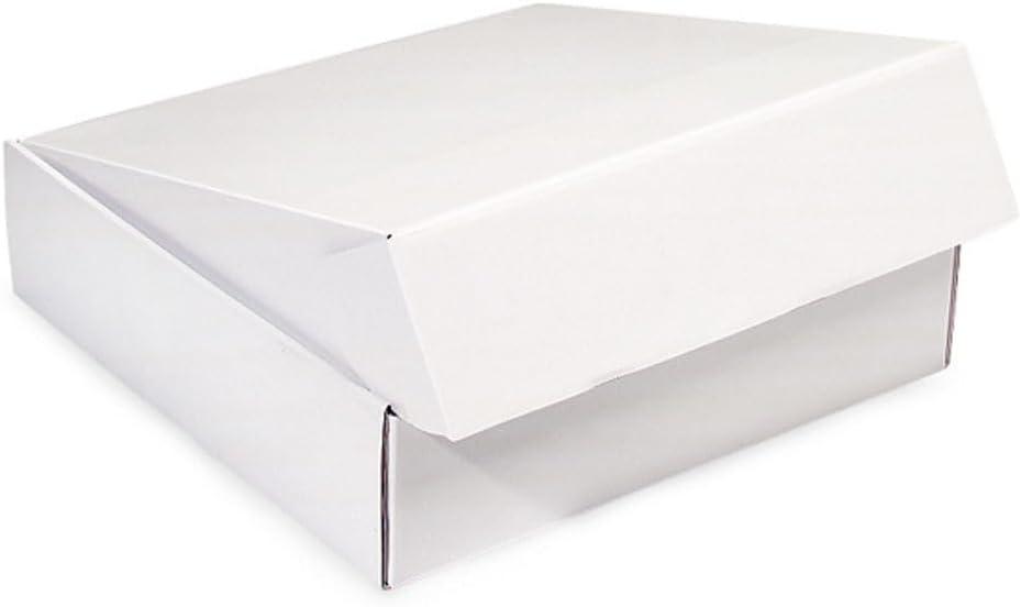 White Gourmet Shipping Boxes - 12 x 12 x 3in. - 6 Pack