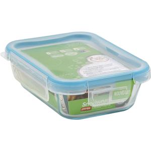 Snapware 6-Cup Total Solution Rectangle Food Storage Container, Glass