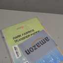 HTVRONT Heat Transfer Paper for T Shirts 20 Sheets, 8.5" X 11" Printable Heat Transfer Vinyl, Vivid Color & Durable Iron on Transfer Paper for Dark Fabric