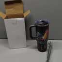 DUUV Chicken Gifts for Men, 40 OZ Chicken Tumbler with Handle, Christmas Thanksgiving Birthday Gifts for Chickens and Mechanic Lovers, Mechanic and Rooster Design Coffee Travel Mug, 1PCS