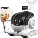 Pet Camera, 1080P Movable Robot Pet Cam Indoor with Phone APP, Security Camera for Home, Upgrade Wireless Dog/Cat/Baby Monitor WiFi Version & 32G SD Card, 2-Way Talk, Night Vision, Motion Detection